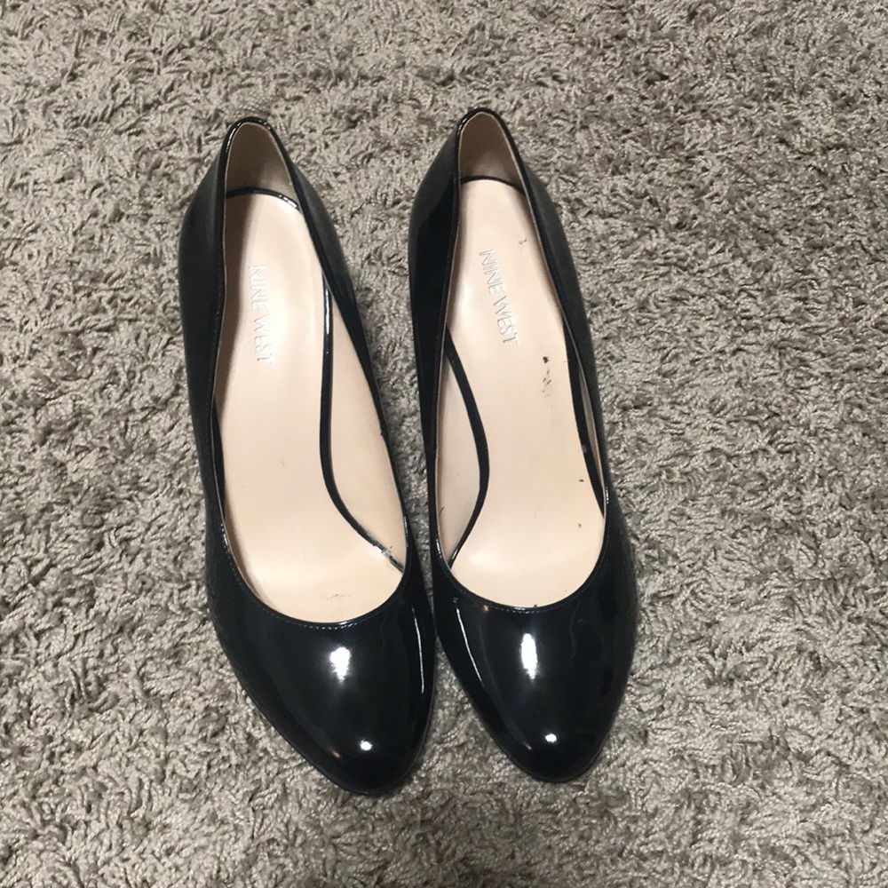 Nine west black heels